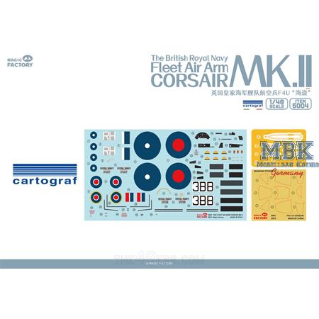 The British Royal Navy Fleet Air Arm Corsair MK.II