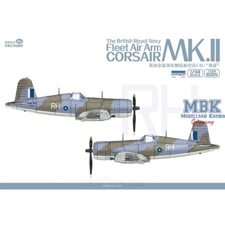 The British Royal Navy Fleet Air Arm Corsair MK.II