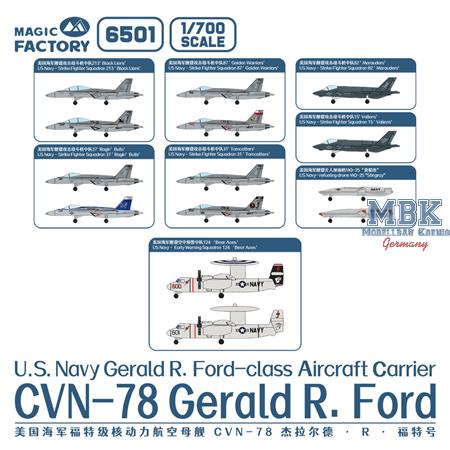 Aircraft Carrier USS Gerald R. Ford CVN-78-UPGRADE