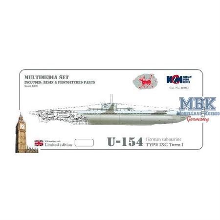 U 154 U-boot type IXC German submarine