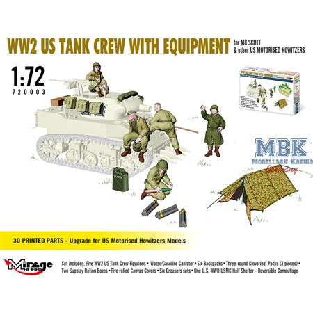 WWII US Tank crew w/equipment