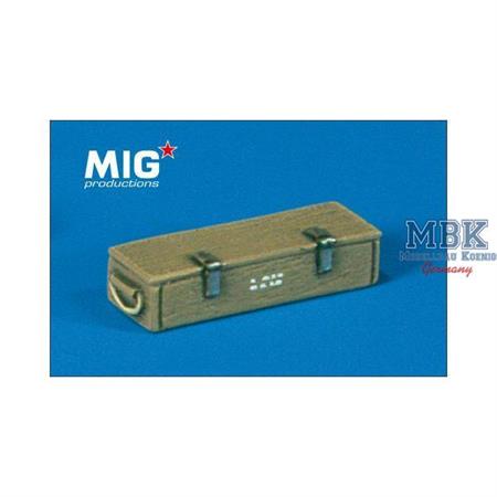 PANTHER ammo wooden crates (9 Stück)