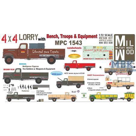 4x4 Lorry MPC 1543