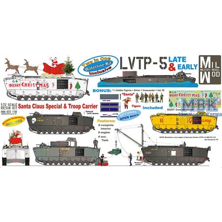 LVTP-5 - Early & Late - SANTA CLAUS & Troop carr.