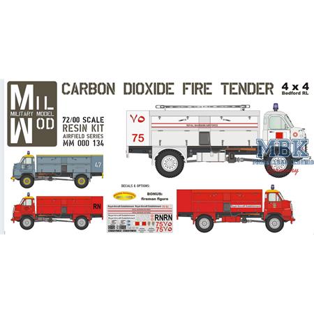 Carbon Dioxide Fire Tender 4x4 Bedford RL
