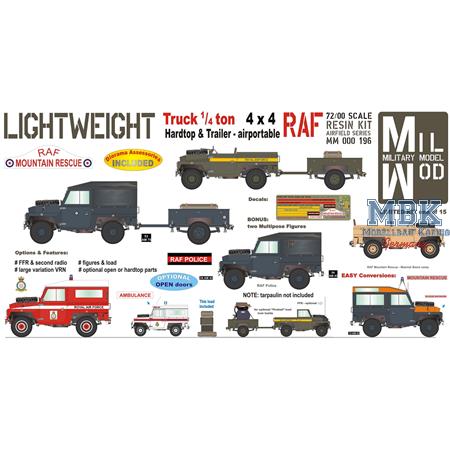 Landrover Lightweight Truck 1/4 ton RAF