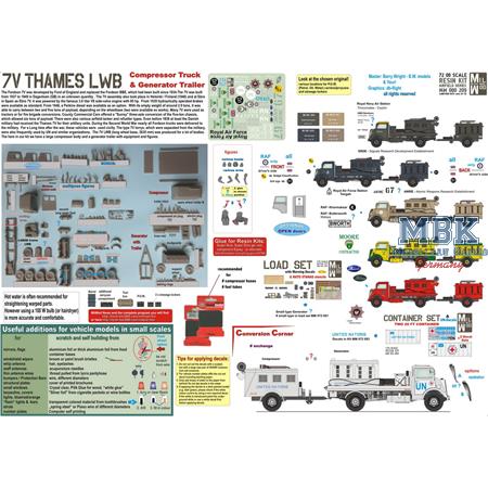 Thames 7V LWB Compressor Truck & Generator trailer