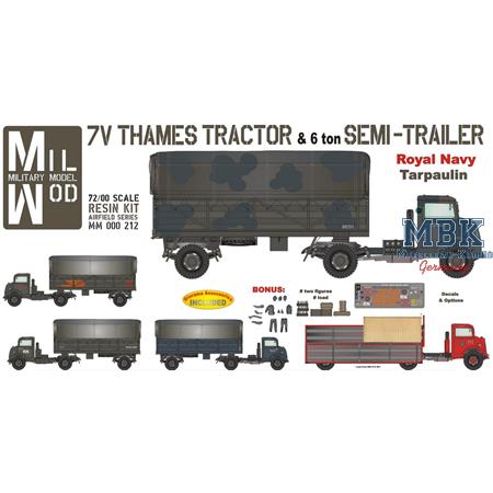 Thames 7V Tractor & 6 ton semi-trailer