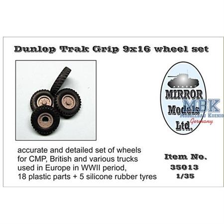 Dunlop Trak Grip 9 x 16 Wheel Set