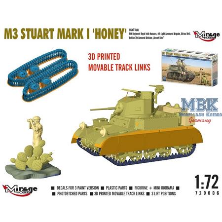 M3 Stuart Mk.I "Honey" light tank