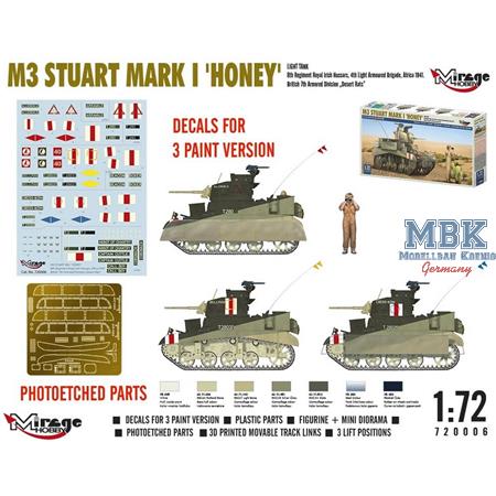 M3 Stuart Mk.I "Honey" light tank