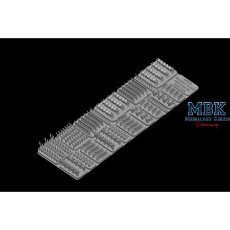 1/16 WW2 German Cable Mount set