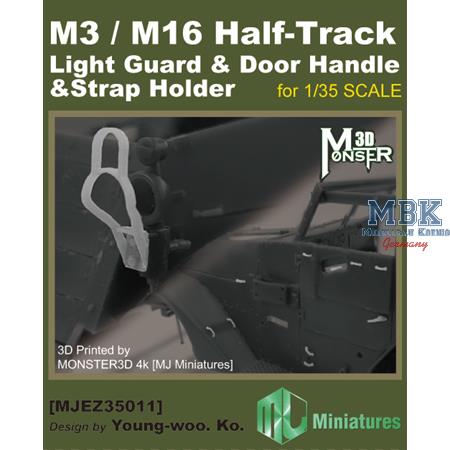 1/35 M3/M16 Light Guard&Door Handle&Strap Holder