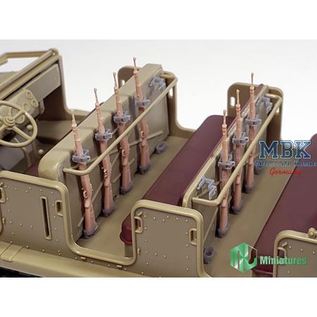 1/35 German Army Rifle holder Set for Halftrack