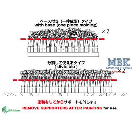 1/35 US Army Browning M2 Link Set after shooting