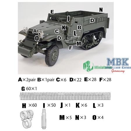 1/35 M3/M16 Detail Up Set Ver.2 f.Tam.35070,35081