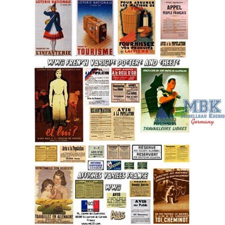 Werbe und Propaganda Poster Frankreich 1/35