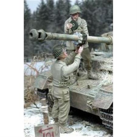 US GI Sprengen Dt. Panzer 2 Figuren 1:35