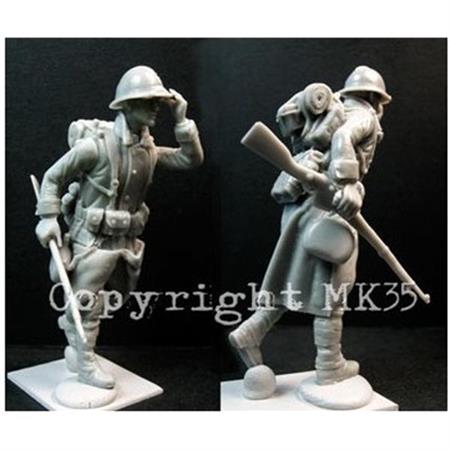 Französischer Soldat "in Action" II   1:35
