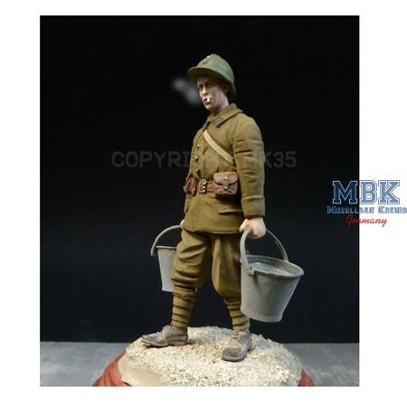 French soldier France 1940 Water corvee