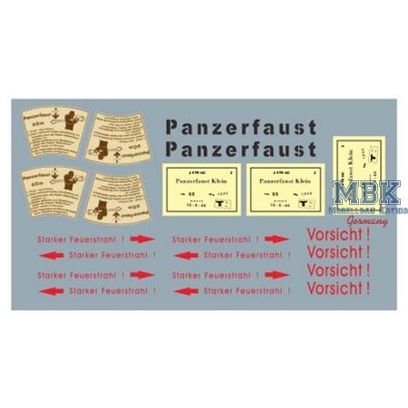 WWII German Panzerfaust (4x)