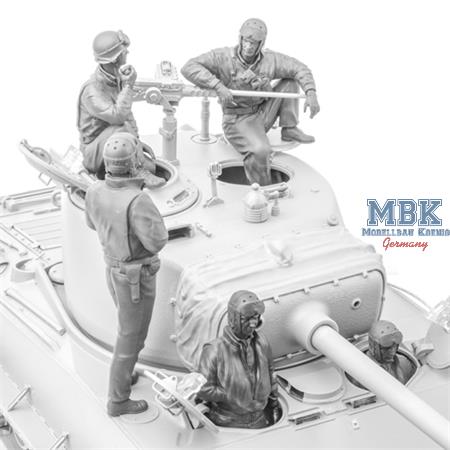 U.S. ARMY M4A3E8 Crew (1:16)