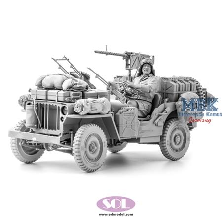 WWII British SAS 1/4 Ton Patrol Car Conversion