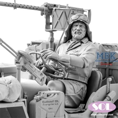 WWII British SAS 1/4 Ton Patrol Car Raider (1:16)