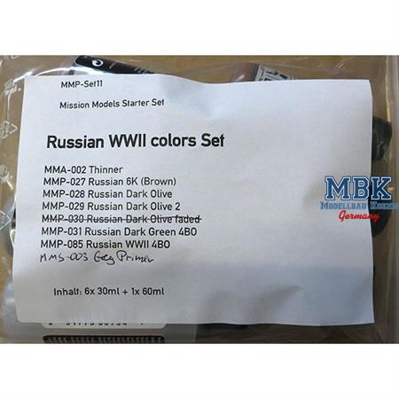 Russian WWII colors Set