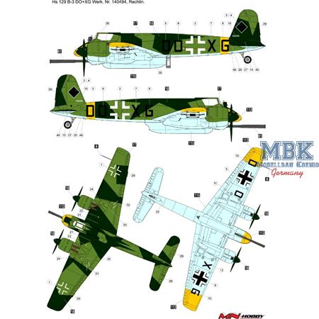 Henschel Hs 129 B-3 - LIMITED EDITION