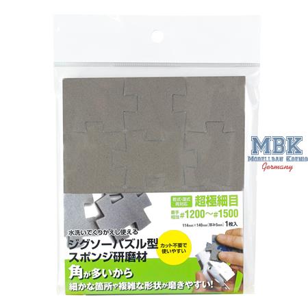 Jigsaw Puzzle File MicroFine O11E (Schleifschwamm)
