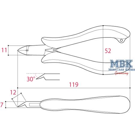 Thin Blade Nipper 120mm TM02 (Seitenschneider)