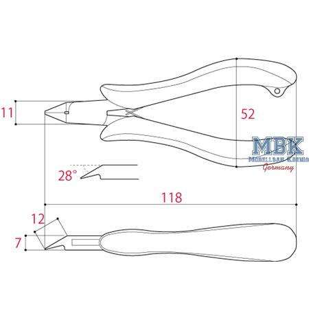 Thin Blade Nipper TM16 (Seitenschneider)