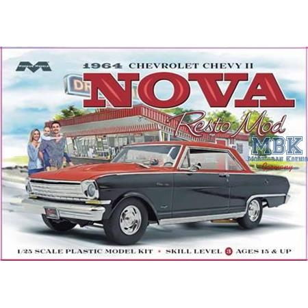 1964 Chevy II Nova Resto Mod Car 1:25