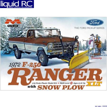 1972 Ford Ranger F-250 4x4 w/plow 1:25