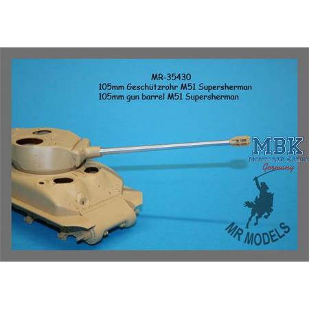 Geschützrohr 105mm für M51 Supersherman