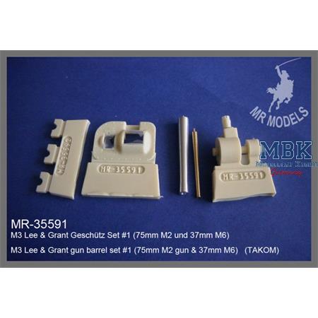 M3 Lee + Grant Set 1 - 75mm M2 + 37mm M6