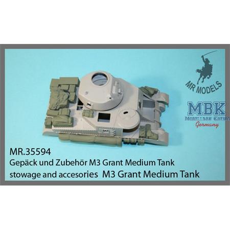 Gepäck und Zubehör M3 Grant Medium Tank