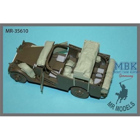 Gepäck und Ausrüstung M3A1 Scout Car British Canad
