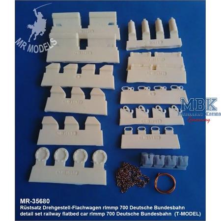 Rüstsatz Drehgestell-Flachwagen rlmmp 700 T-Model
