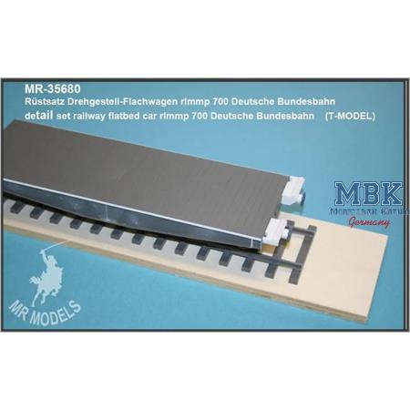 Rüstsatz Drehgestell-Flachwagen rlmmp 700 T-Model