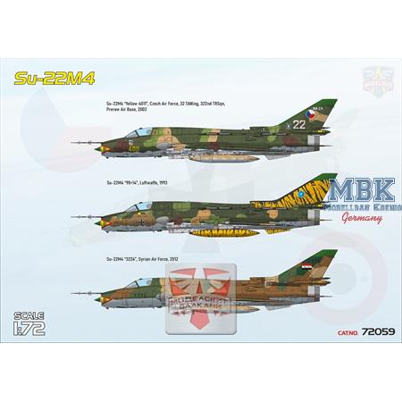 Su-22M4 ("Fitter-K") Soviet fighter-bomber