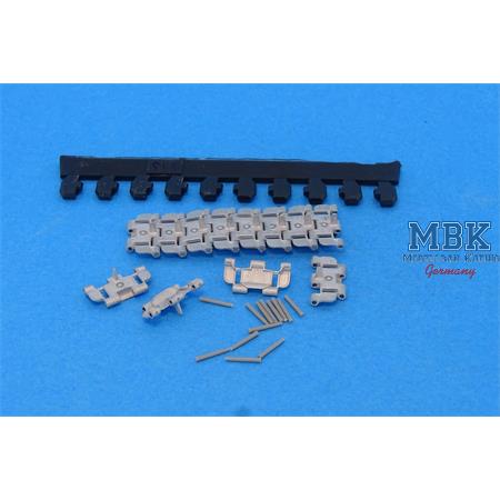 Workable Metal Tracks for M113, new rubber pads