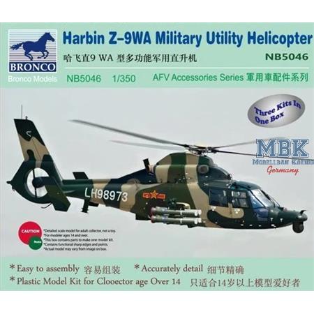 Harbin Z-9WA Military Utility Helicopter (3x Set)