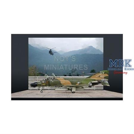 "South East Asia (SEA) Airfield set with Backdrop"