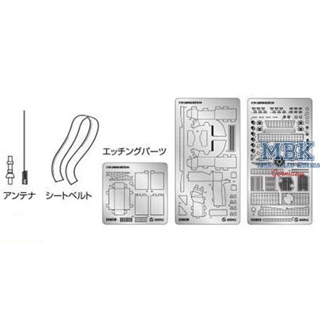 Detail up parts for Lancia Delta S4 Montecarlo Rly