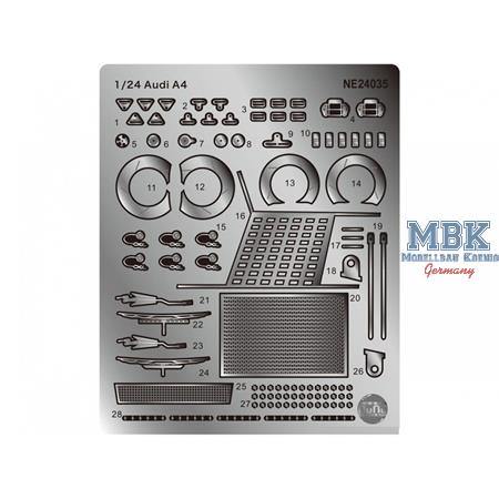 Detail up parts for Audi A4 BTCC winner