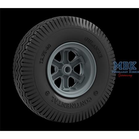 Vomag 8LR 9t truck Road wheels (Continental)