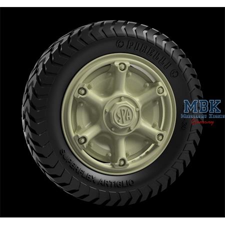 Autoblinda 40/41 Road wheels (Pirelli Artigio)