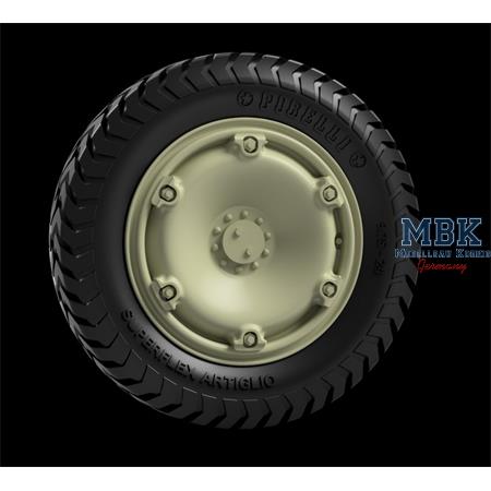 Autoblinda 40/41 Road wheels (Pirelli Artigio)